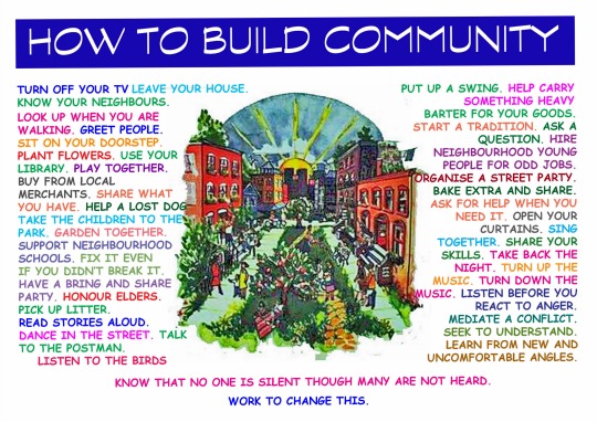 How to build community