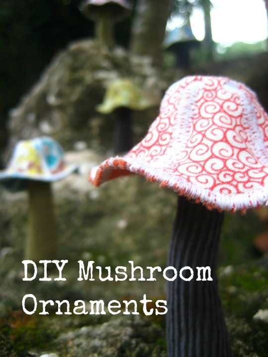 DIY Mushroom Ornament - Free Tutorial